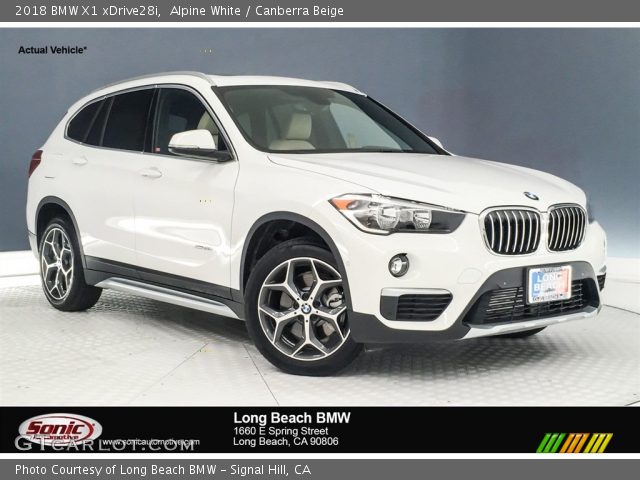 2018 BMW X1 xDrive28i in Alpine White