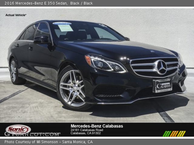 2016 Mercedes-Benz E 350 Sedan in Black