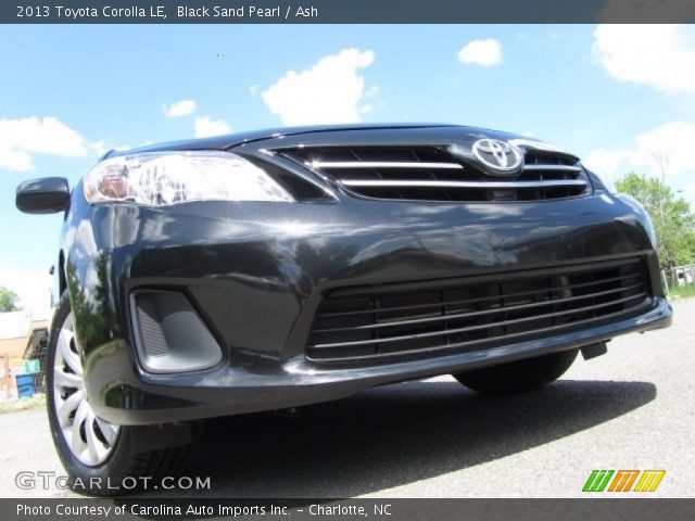 2013 Toyota Corolla LE in Black Sand Pearl