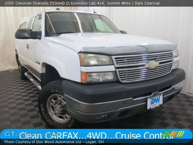2005 Chevrolet Silverado 2500HD LS Extended Cab 4x4 in Summit White
