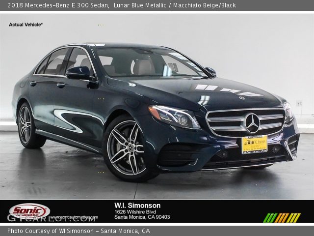 2018 Mercedes-Benz E 300 Sedan in Lunar Blue Metallic