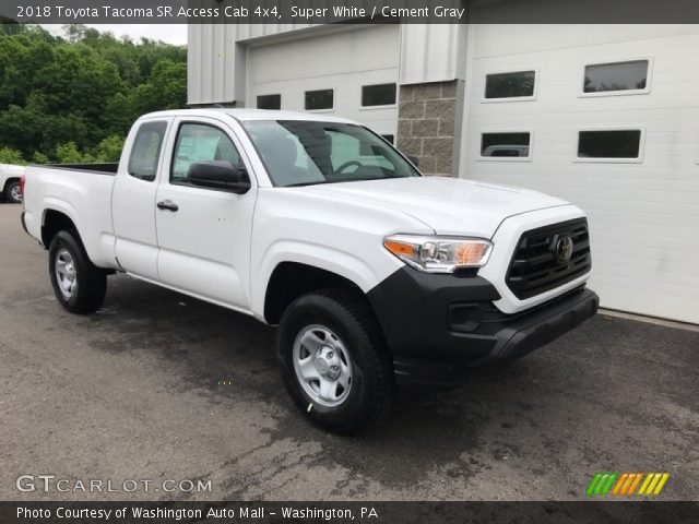 2018 Toyota Tacoma SR Access Cab 4x4 in Super White