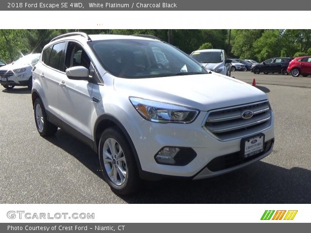 2018 Ford Escape SE 4WD in White Platinum