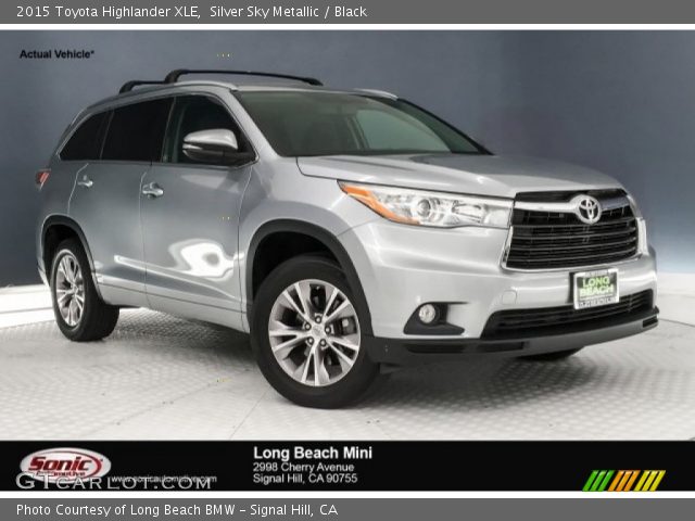 2015 Toyota Highlander XLE in Silver Sky Metallic