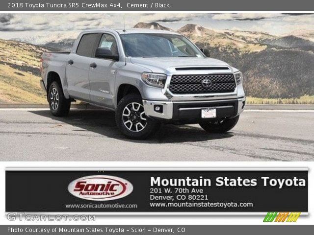 2018 Toyota Tundra SR5 CrewMax 4x4 in Cement