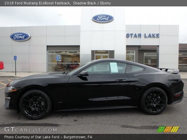 2018 Ford Mustang EcoBoost Fastback in Shadow Black
