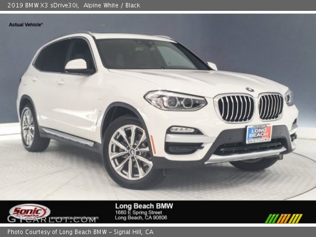 2019 BMW X3 sDrive30i in Alpine White