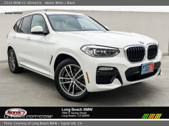2019 BMW X3 sDrive30i in Alpine White