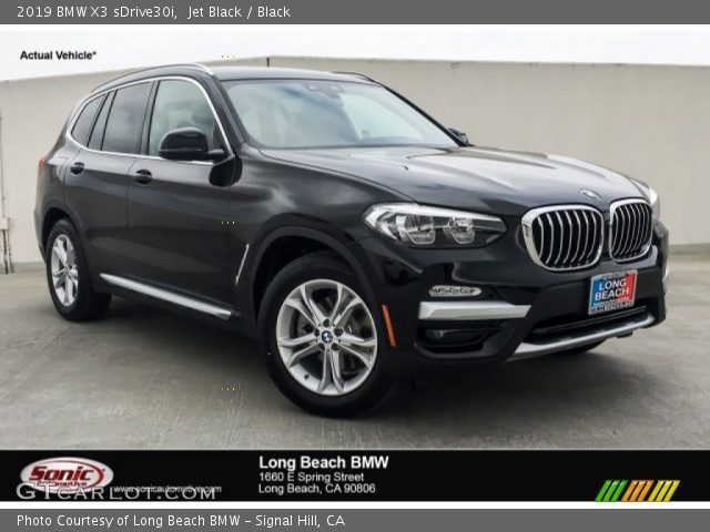 2019 BMW X3 sDrive30i in Jet Black