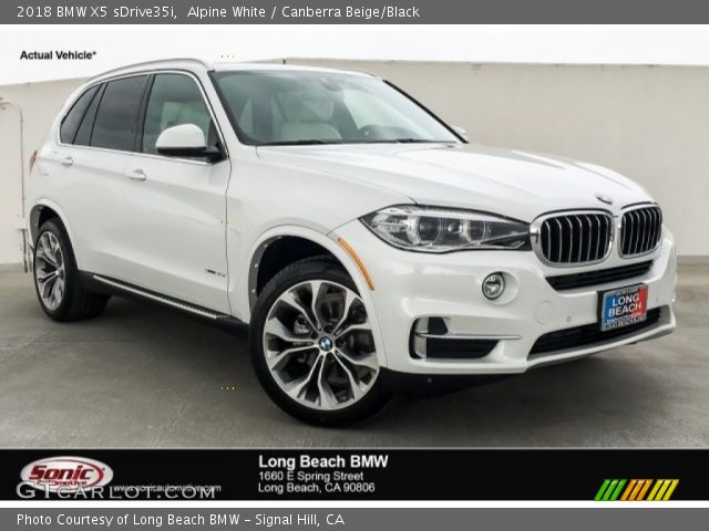 2018 BMW X5 sDrive35i in Alpine White
