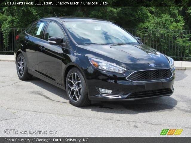 2018 Ford Focus SEL Sedan in Shadow Black