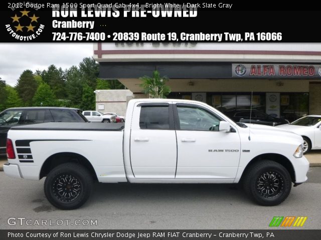 2012 Dodge Ram 1500 Sport Quad Cab 4x4 in Bright White