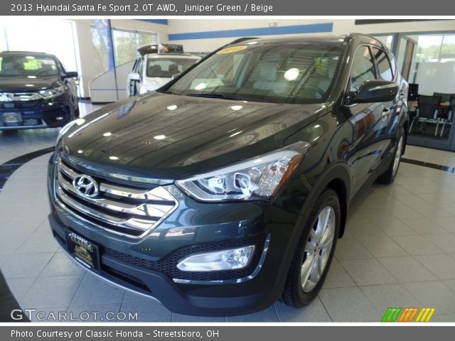 2013 Hyundai Santa Fe Sport 2.0T AWD in Juniper Green