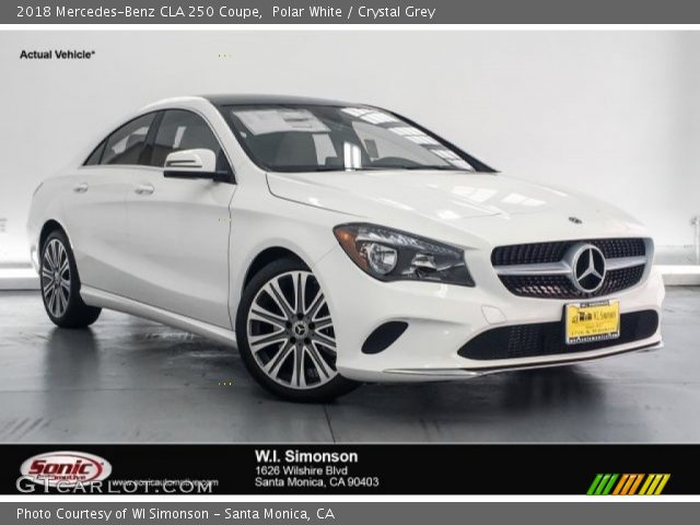 2018 Mercedes-Benz CLA 250 Coupe in Polar White
