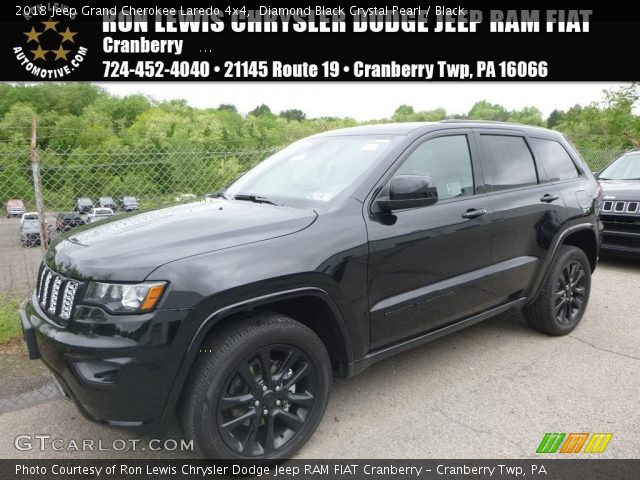 2018 Jeep Grand Cherokee Laredo 4x4 in Diamond Black Crystal Pearl