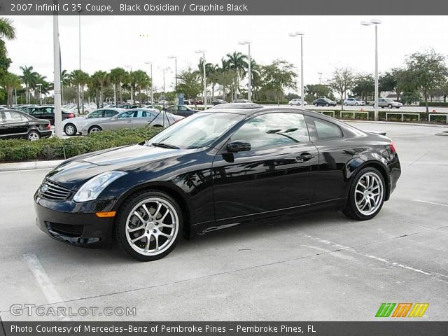 2007 Infiniti G 35 Coupe in Black Obsidian