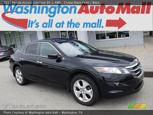 2011 Honda Accord Crosstour EX-L 4WD in Crystal Black Pearl