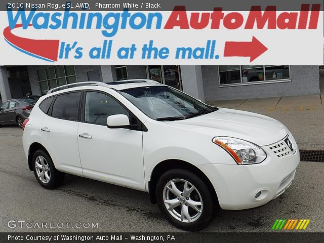 2010 Nissan Rogue SL AWD in Phantom White