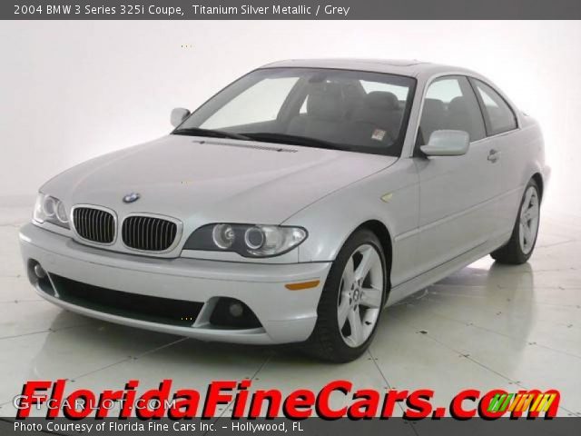 2004 BMW 3 Series 325i Coupe in Titanium Silver Metallic