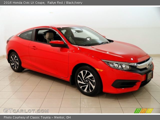 2016 Honda Civic LX Coupe in Rallye Red