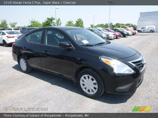 2018 Nissan Versa S Plus in Super Black
