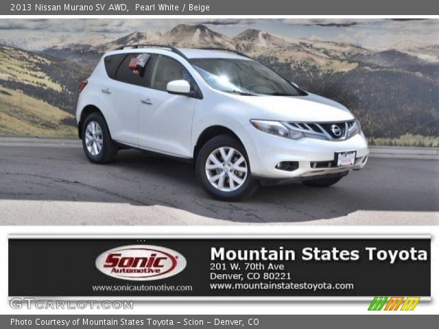 2013 Nissan Murano SV AWD in Pearl White