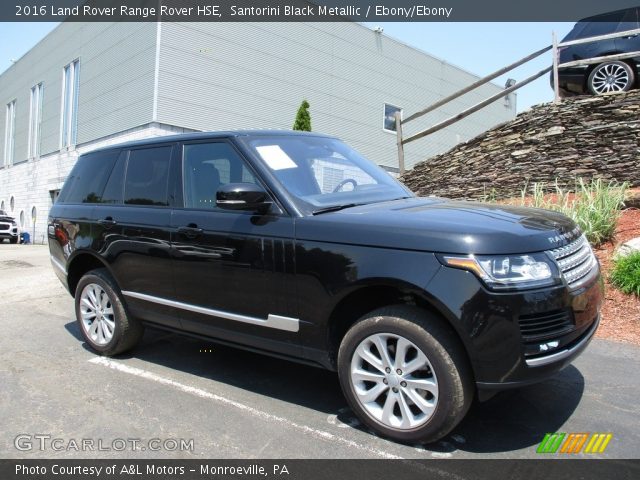 2016 Land Rover Range Rover HSE in Santorini Black Metallic