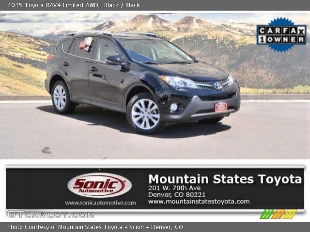 2015 Toyota RAV4 Limited AWD in Black