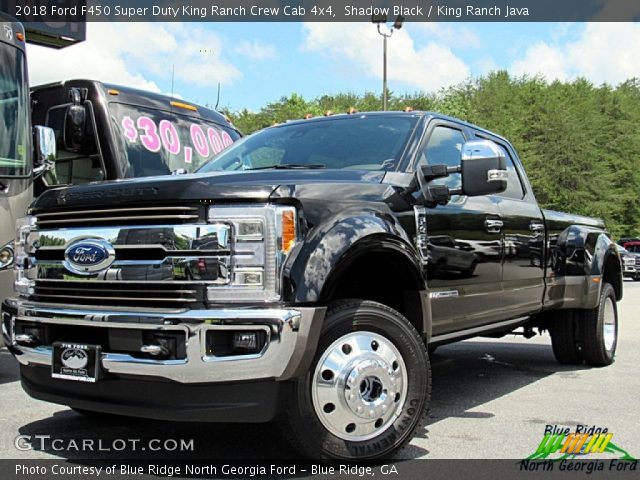 2018 Ford F450 Super Duty King Ranch Crew Cab 4x4 in Shadow Black