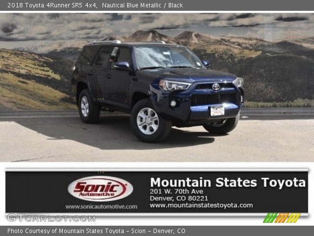 2018 Toyota 4Runner SR5 4x4 in Nautical Blue Metallic