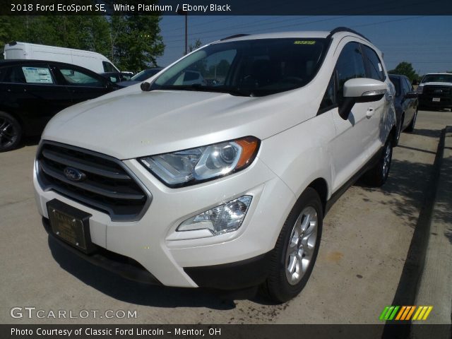 2018 Ford EcoSport SE in White Platinum