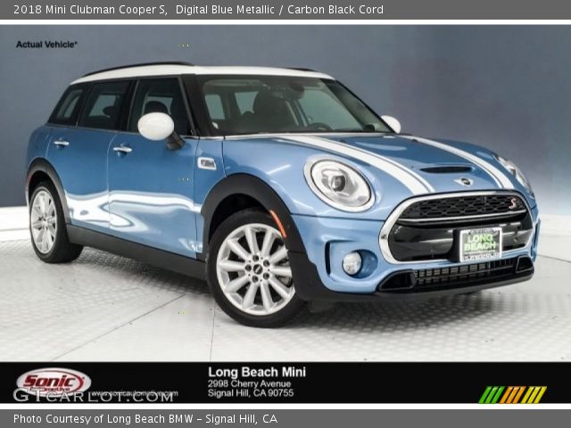 2018 Mini Clubman Cooper S in Digital Blue Metallic