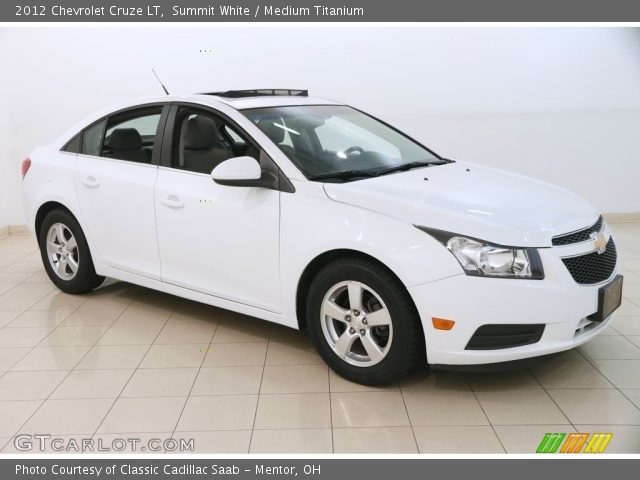 2012 Chevrolet Cruze LT in Summit White