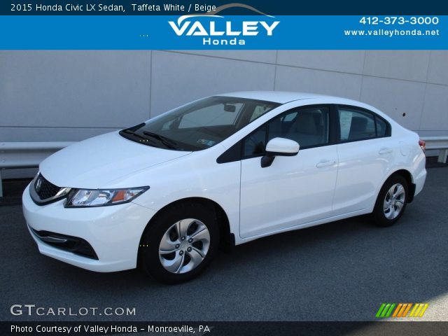 2015 Honda Civic LX Sedan in Taffeta White