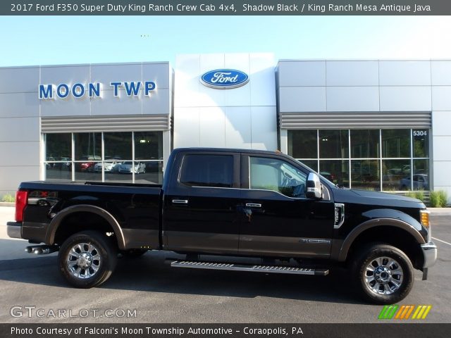 2017 Ford F350 Super Duty King Ranch Crew Cab 4x4 in Shadow Black