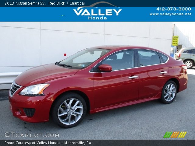 2013 Nissan Sentra SV in Red Brick