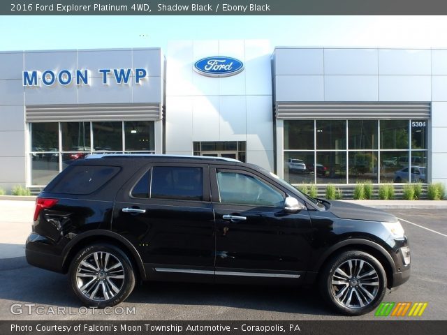2016 Ford Explorer Platinum 4WD in Shadow Black
