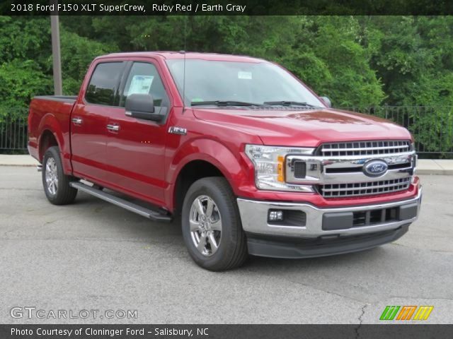 2018 Ford F150 XLT SuperCrew in Ruby Red