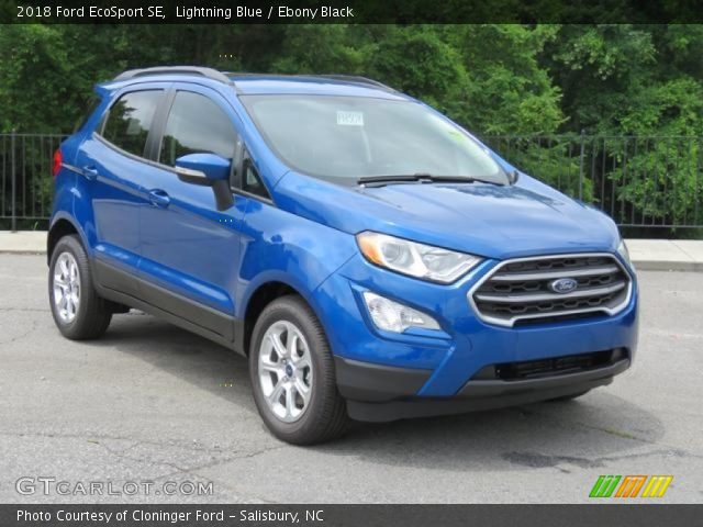 2018 Ford EcoSport SE in Lightning Blue