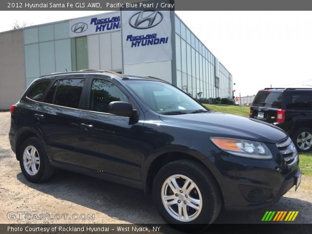 2012 Hyundai Santa Fe GLS AWD in Pacific Blue Pearl