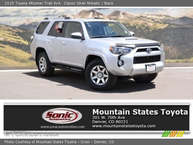 2015 Toyota 4Runner Trail 4x4 in Classic Silver Metallic
