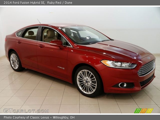 2014 Ford Fusion Hybrid SE in Ruby Red
