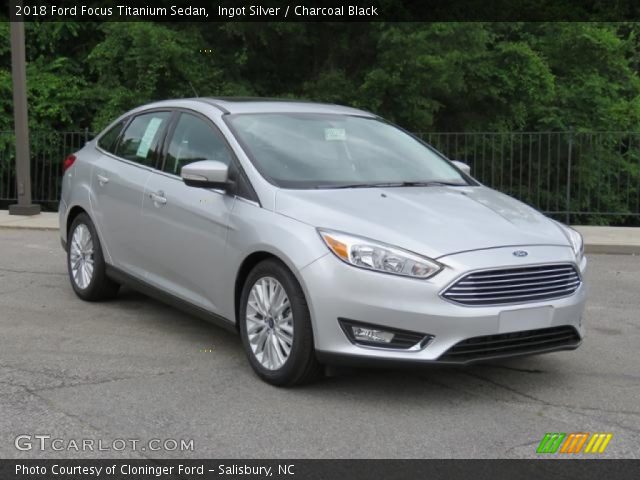2018 Ford Focus Titanium Sedan in Ingot Silver