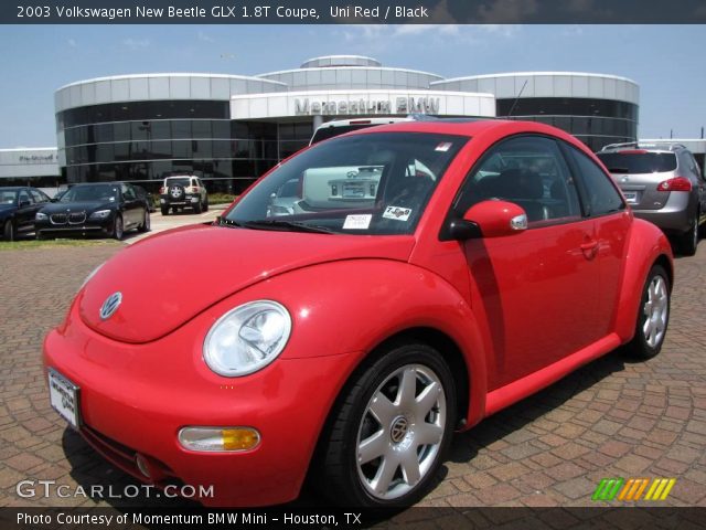 2003 Volkswagen New Beetle GLX 1.8T Coupe in Uni Red