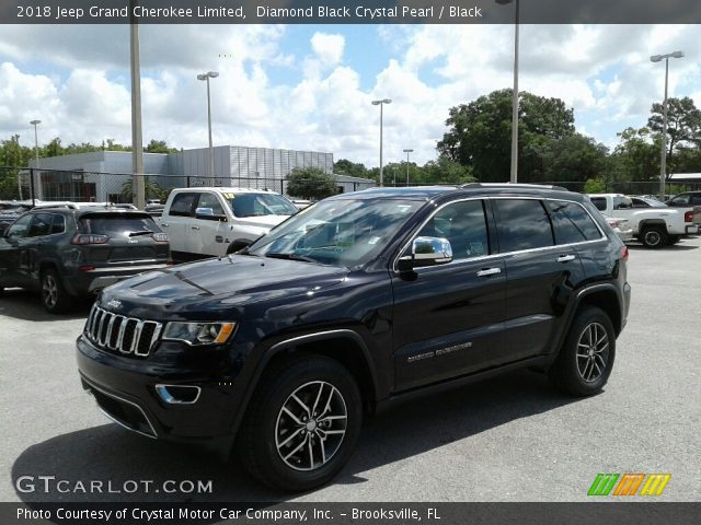 2018 Jeep Grand Cherokee Limited in Diamond Black Crystal Pearl