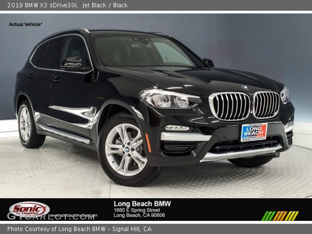 2019 BMW X3 sDrive30i in Jet Black