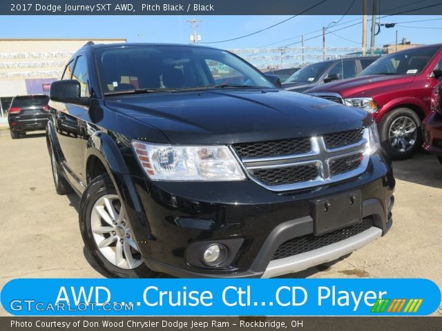 2017 Dodge Journey SXT AWD in Pitch Black