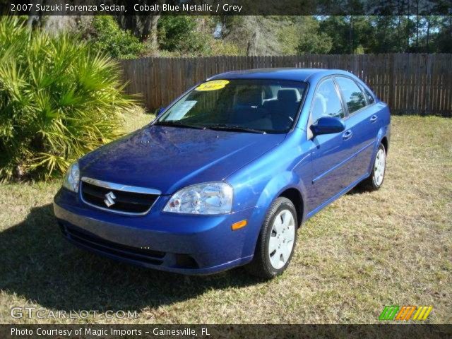 2007 Suzuki Forenza Sedan in Cobalt Blue Metallic