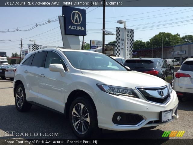 2017 Acura RDX Advance AWD in White Diamond Pearl