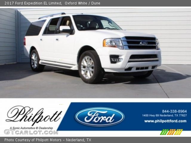 2017 Ford Expedition EL Limited in Oxford White